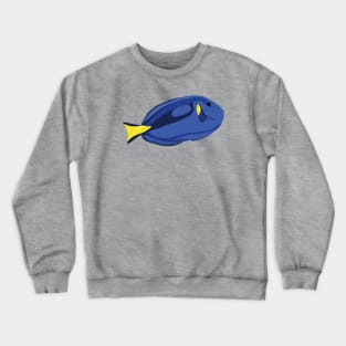 Blue tang Fish Crewneck Sweatshirt